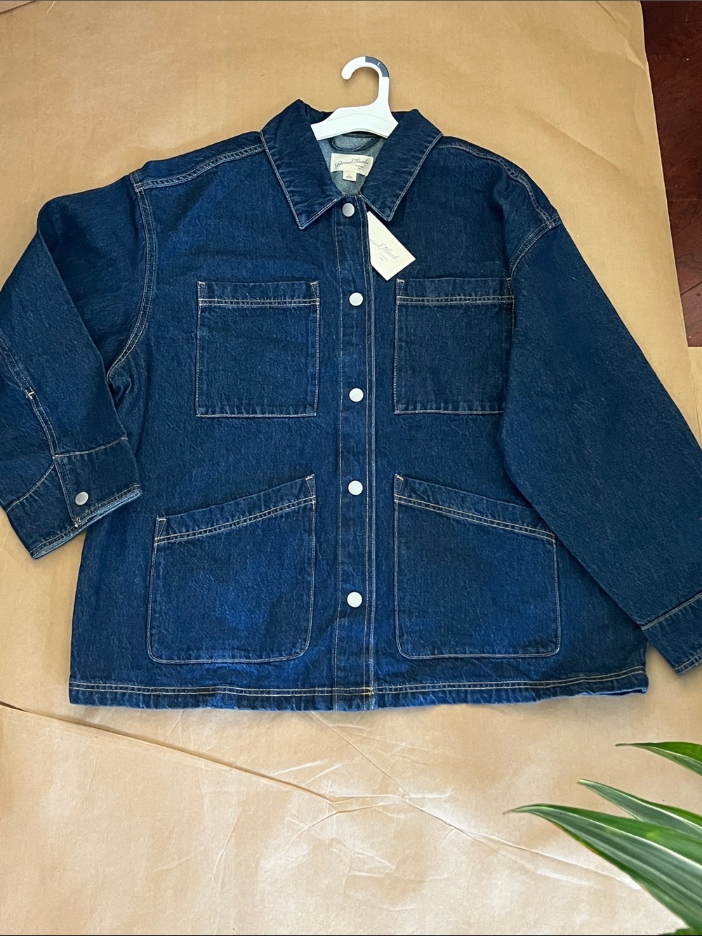Universal Thread Dark Blue Denim Utility Jacket